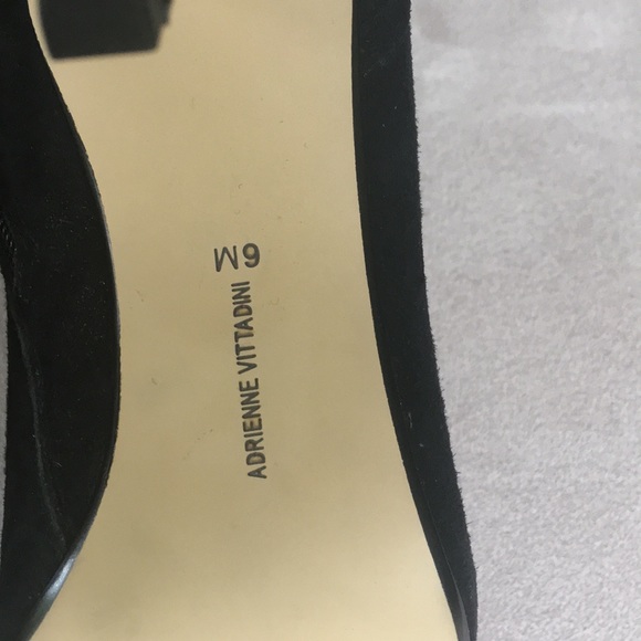 New Adrienne Vitadini suede & stretch black boot - Picture 6 of 9